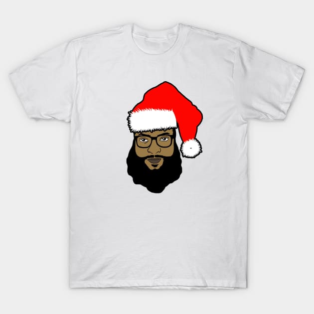 BLACK SANTA T-Shirt by Bombastik